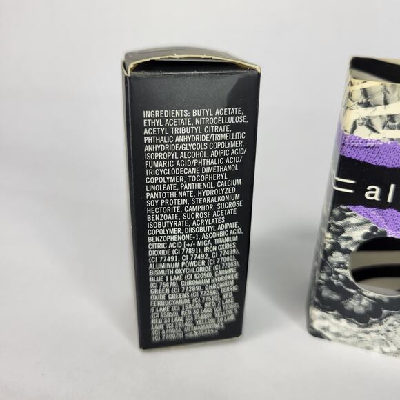 MAC Alice + Olivia Nail Lacquer "So Rich So Pretty" Purple Shimmer NEW - Picture 4 of 10